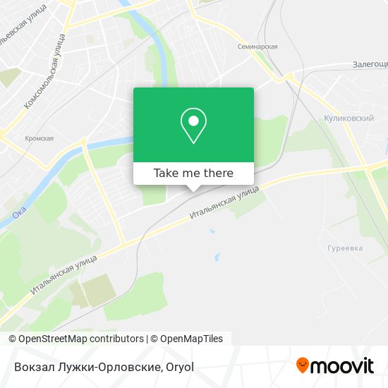 Вокзал Лужки-Орловские map