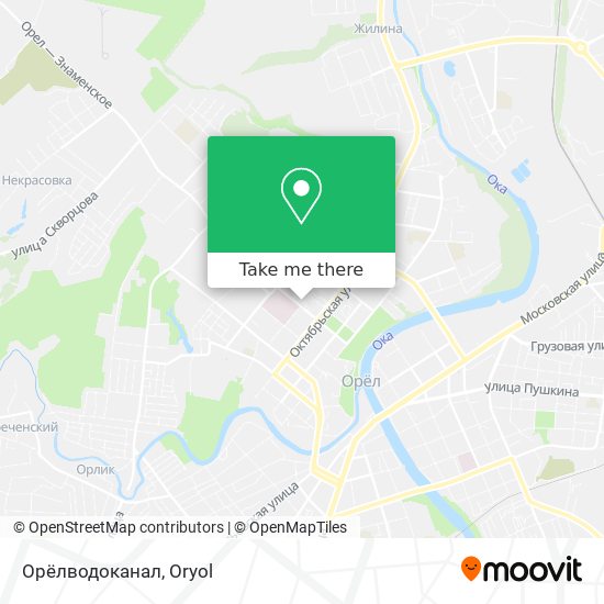Орёлводоканал map
