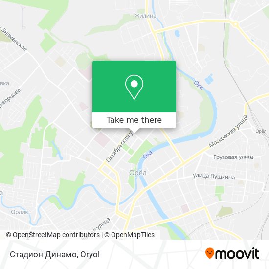 Стадион Динамо map