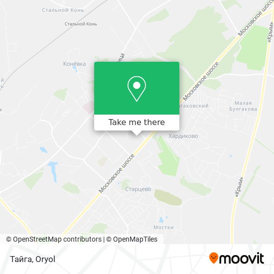 Тайга map