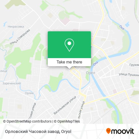 Орловский Часовой завод map