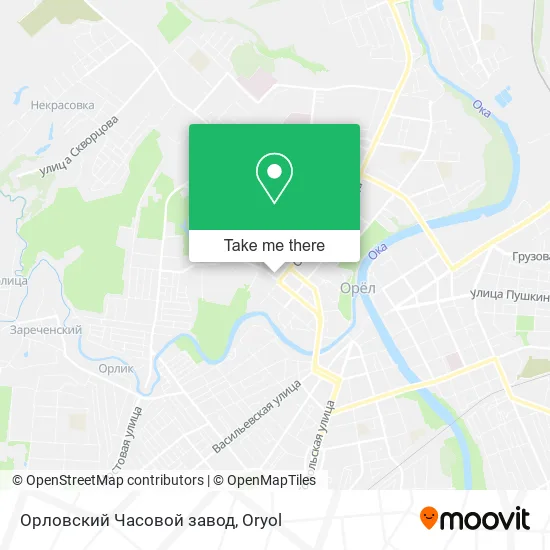 Орловский Часовой завод map