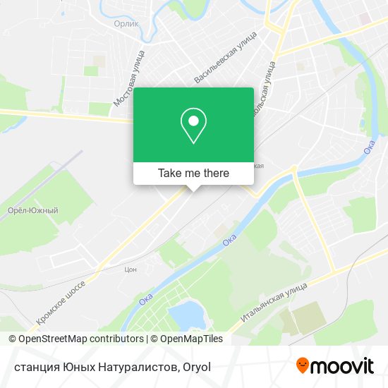 станция Юных Натуралистов map