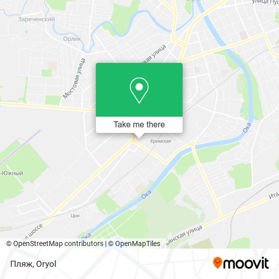 Пляж map