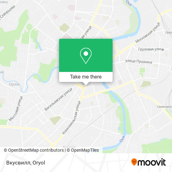 Вкусвилл map