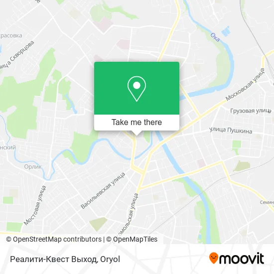 Реалити-Квест Выход map