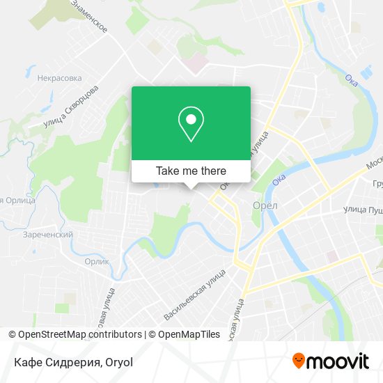 Кафе Сидрерия map