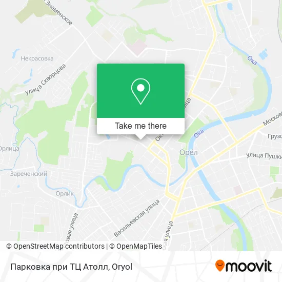 Парковка при ТЦ Атолл map