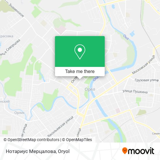 Нотариус Мерцалова map