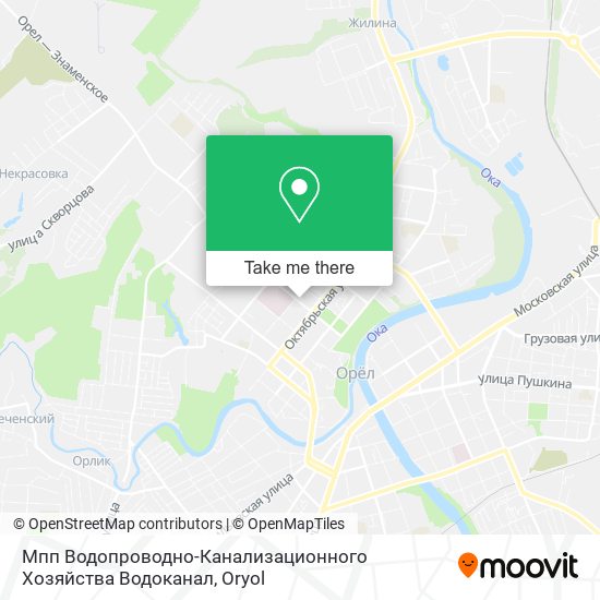 Мпп Водопроводно-Канализационного Хозяйства Водоканал map