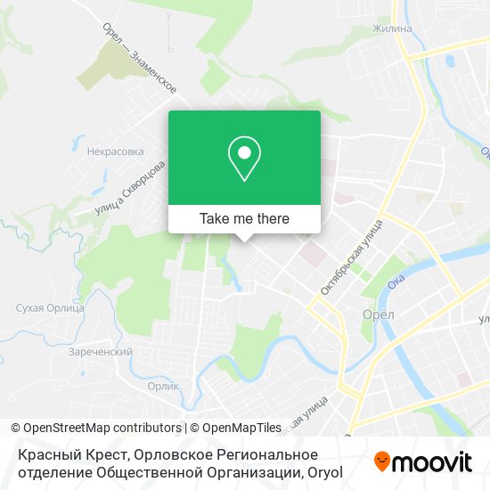 Красный Крест, Орловское Региональное отделение Общественной Организации map