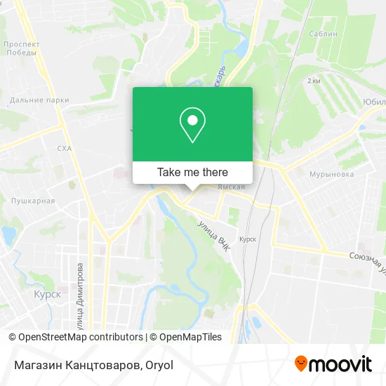 Магазин Канцтоваров map