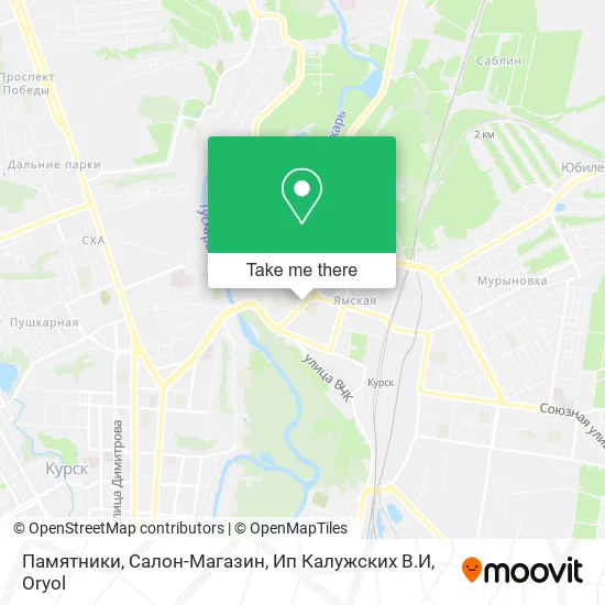 Памятники, Салон-Магазин, Ип Калужских В.И map