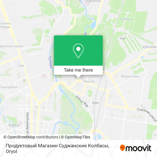 Продуктовый Магазин Суджанские Колбасы map