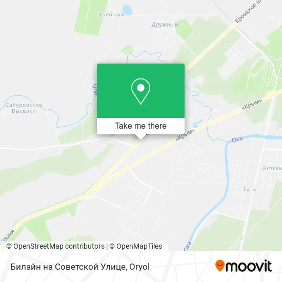 Билайн на Советской Улице map