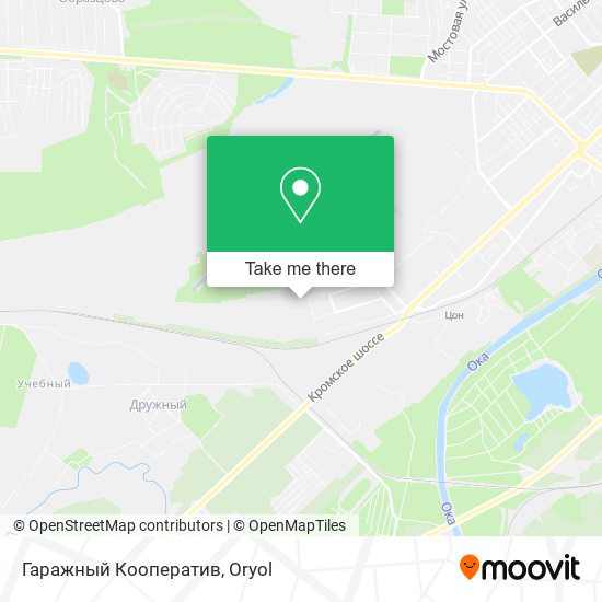 Гаражный Кооператив map