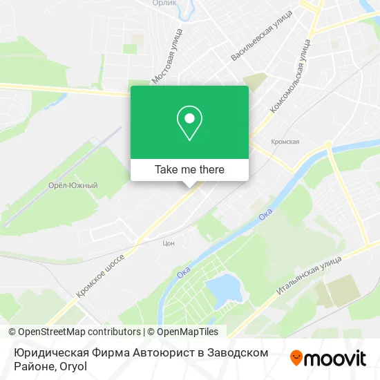 Юридическая Фирма Автоюрист в Заводском Районе map