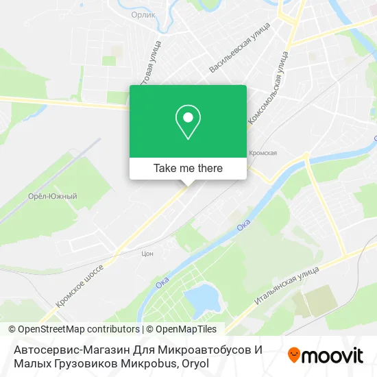 Автосервис-Магазин Для Микроавтобусов И Малых Грузовиков Микроbus map