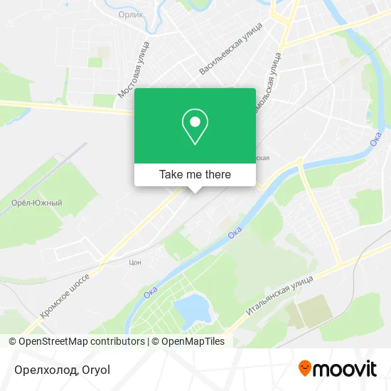 Орелхолод map