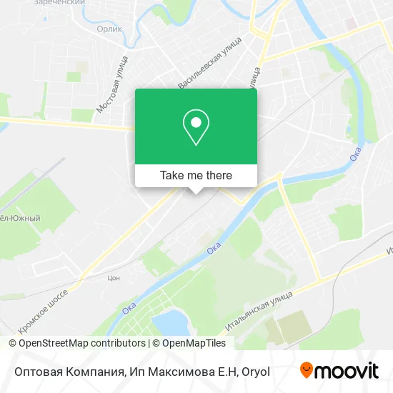 Оптовая Компания, Ип Максимова Е.Н map