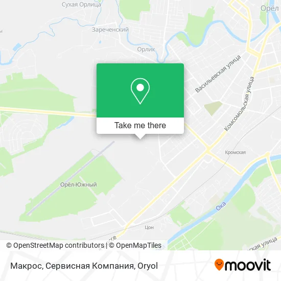 Макрос, Сервисная Компания map