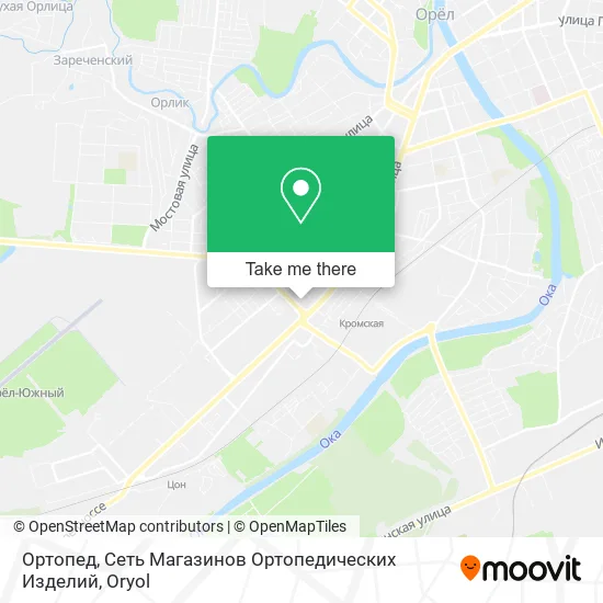 Ортопед, Сеть Магазинов Ортопедических Изделий map