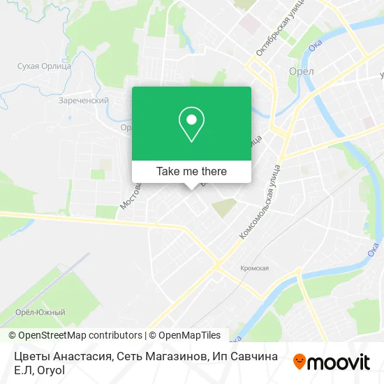 Цветы Анастасия, Сеть Магазинов, Ип Савчина Е.Л map