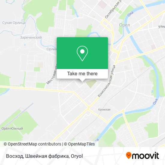 Восход, Швейная фабрика map