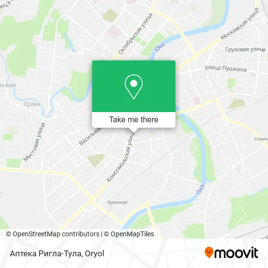 Аптека Ригла-Тула map