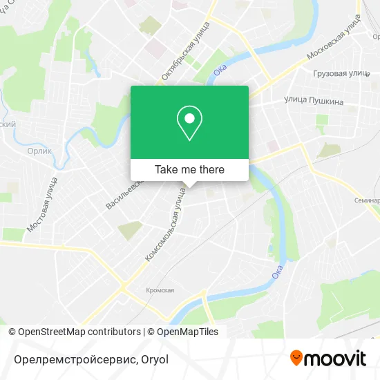 Орелремстройсервис map