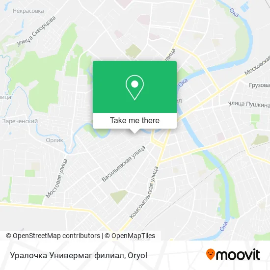 Уралочка Универмаг филиал map