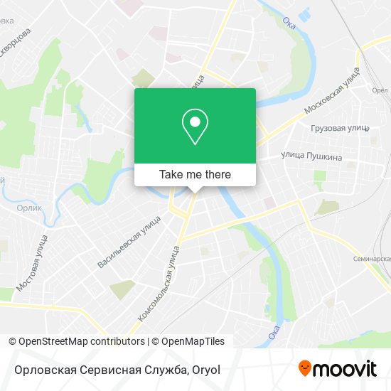 Орловская Сервисная Служба map