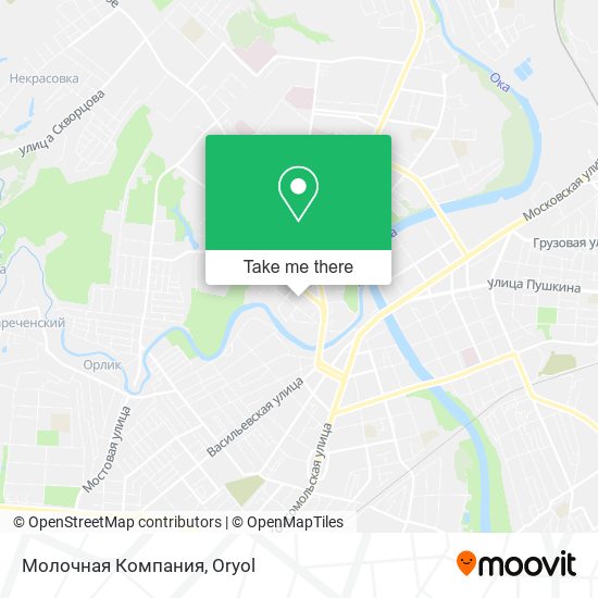 Молочная Компания map