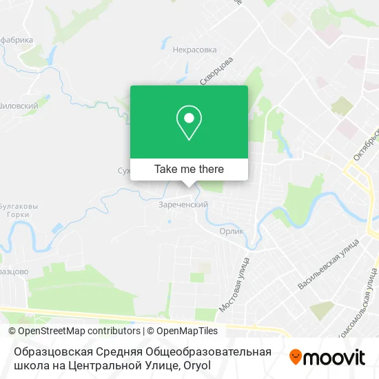 Образцовская Средняя Общеобразовательная школа на Центральной Улице map