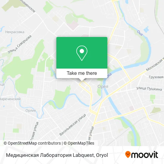 Медицинская Лаборатория Labquest map