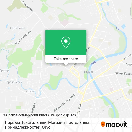 Первый Текстильный, Магазин Постельных Принадлежностей map