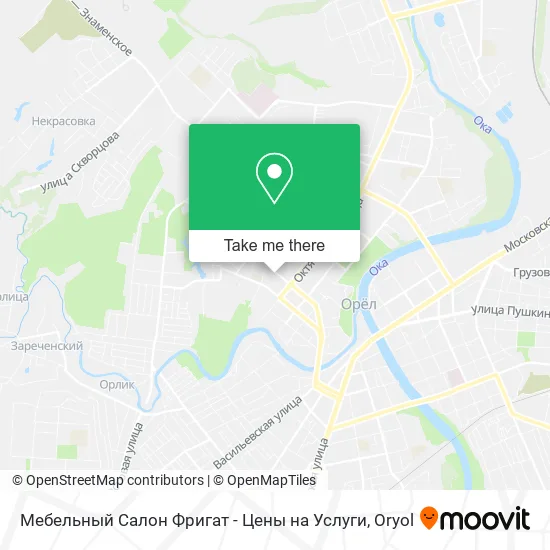 Мебельный Салон Фригат - Цены на Услуги map