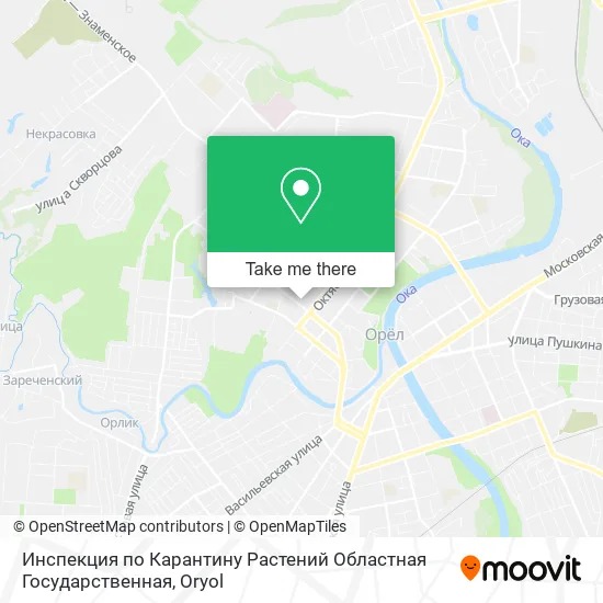 Инспекция по Карантину Растений Областная Государственная map