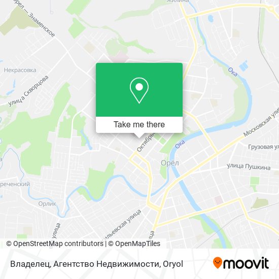 Владелец, Агентство Недвижимости map