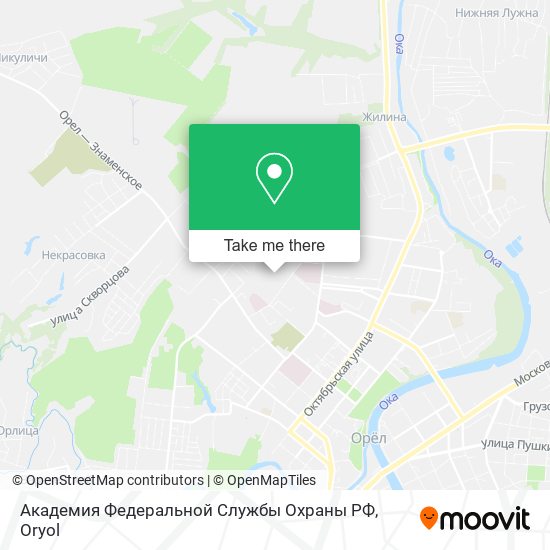 Академия Федеральной Службы Охраны РФ map