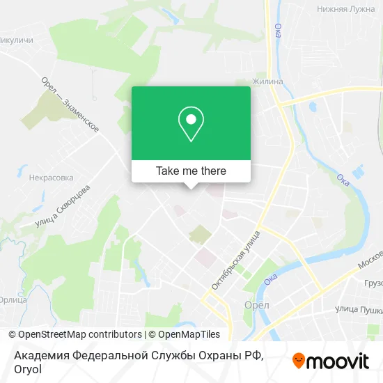 Академия Федеральной Службы Охраны РФ map
