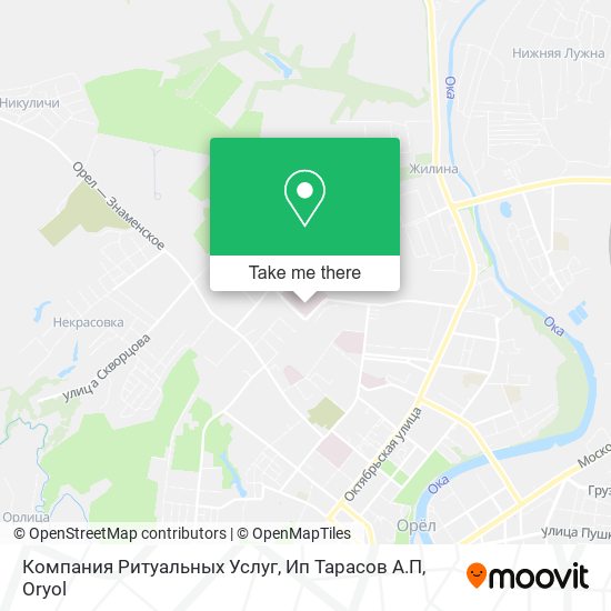 Компания Ритуальных Услуг, Ип Тарасов А.П map