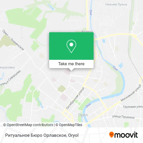 Ритуальное Бюро Орлавское map