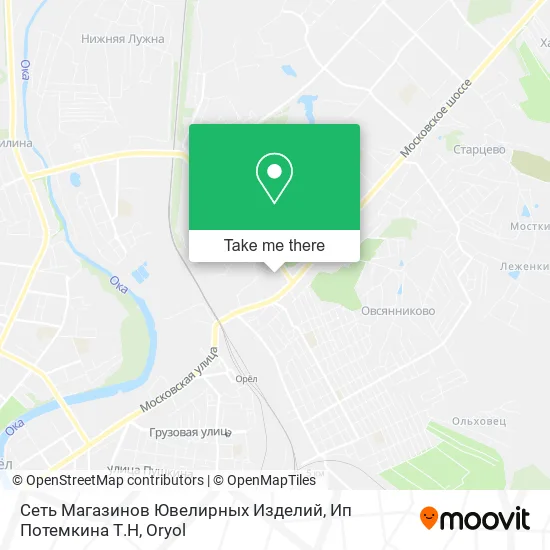 Сеть Магазинов Ювелирных Изделий, Ип Потемкина Т.Н map