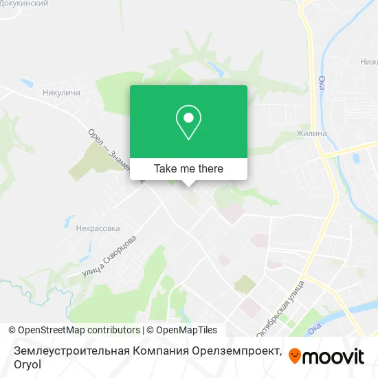 Землеустроительная Компания Орелземпроект map