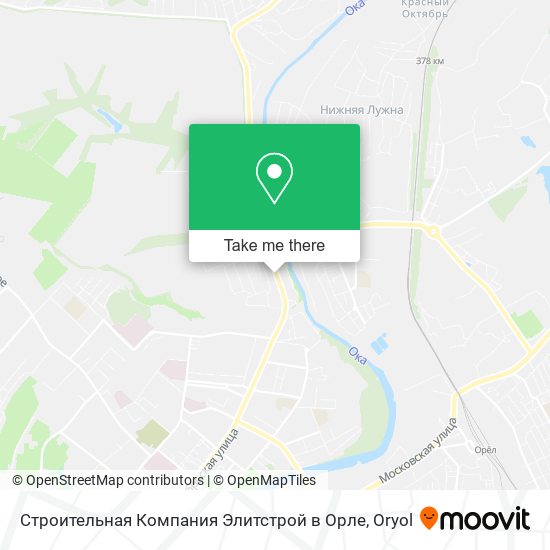 Строительная Компания Элитстрой в Орле map