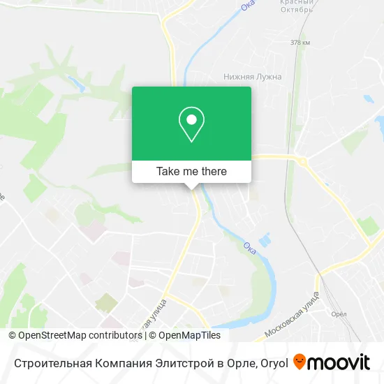 Строительная Компания Элитстрой в Орле map