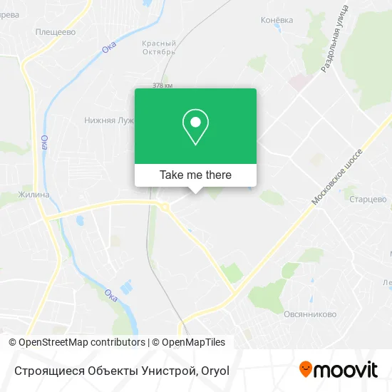 Строящиеся Объекты Унистрой map