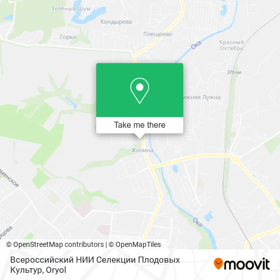 Всероссийский НИИ Селекции Плодовых Культур map