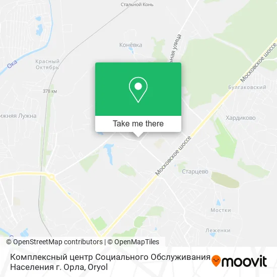 Комплексный центр Социального Обслуживания Населения г. Орла map